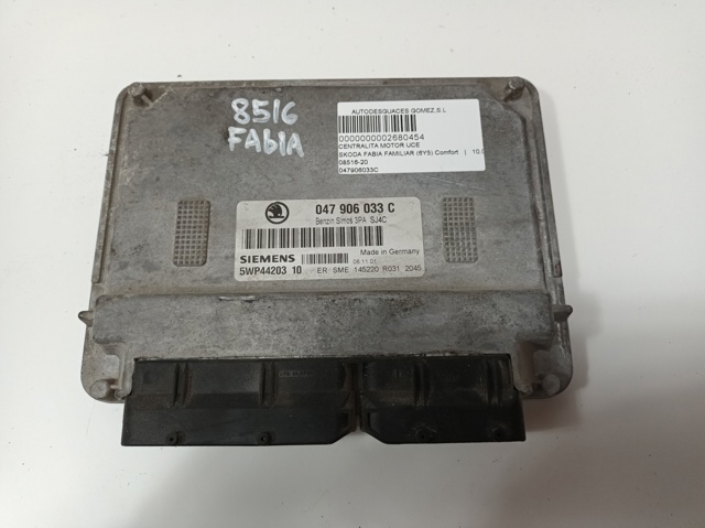 Módulo de direção (Centralina eletrônica) de motor 047906033C VAG