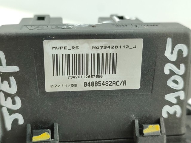 Resistor (resistência) de ventilador de forno (de aquecedor de salão) 04885482AC CHRYSLER