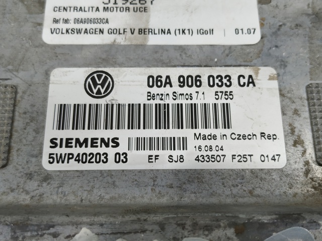06A906033CA VAG