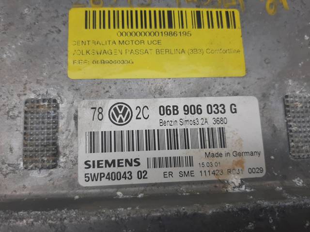 06B906033G VAG