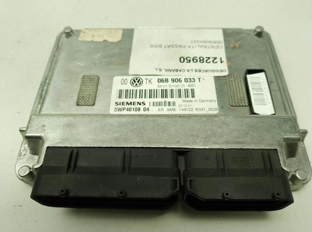 Módulo de direção (Centralina eletrônica) de motor 06B906033T VAG