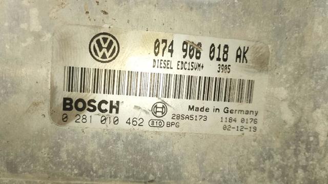 Módulo de direção (Centralina eletrônica) de motor 074906018AK VAG