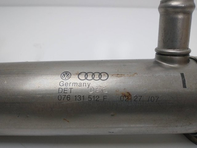 Radiador do sistema EGR de recirculação dos gases de escape 076131512F VAG