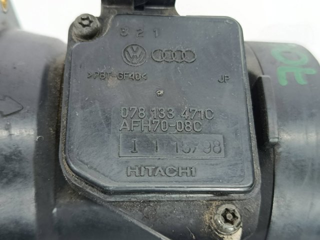 Sensor de fluxo (consumo) de ar, medidor de consumo M.A.F. - (Mass Airflow) 078133471C VAG