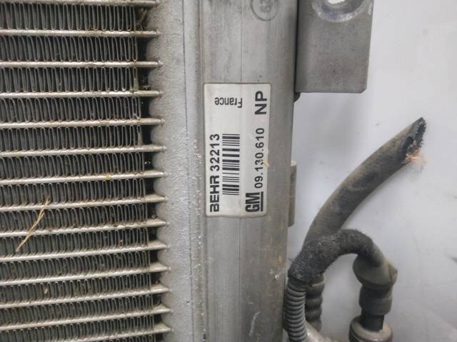 Radiador de aparelho de ar condicionado 09130610 OPEL