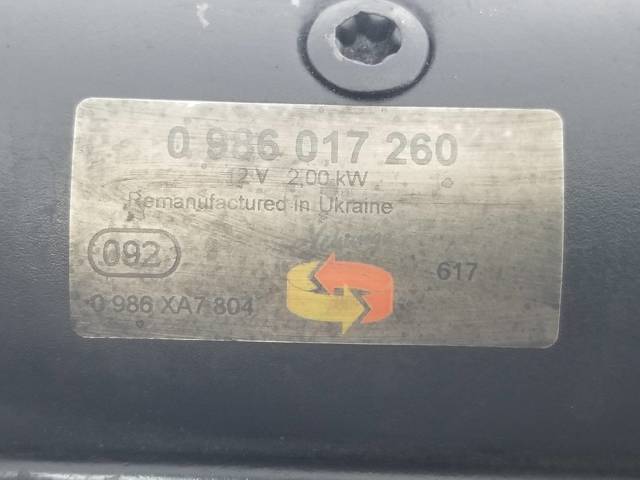 0986017260 Mercedes