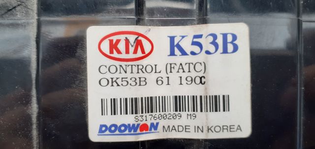 Resistor (resistência) de ventilador de forno (de aquecedor de salão) 0K53B61190C HYUNDAI