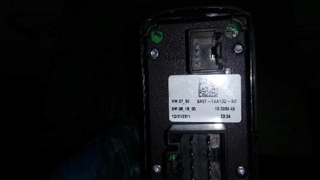Unidade de botões dianteira esquerda de controlo de elevador de vidro 10008940 FORD