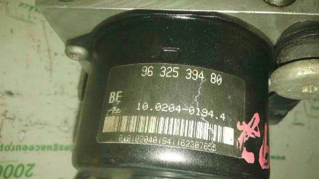 Unidade hidráulico de controlo ABS 10020401944 PEUGEOT