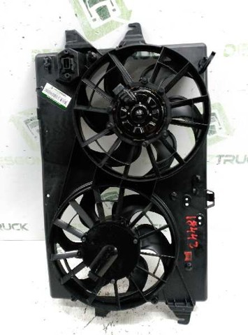Difusor do radiador de esfriamento, montado com motor e roda de aletas 1020758 FORD