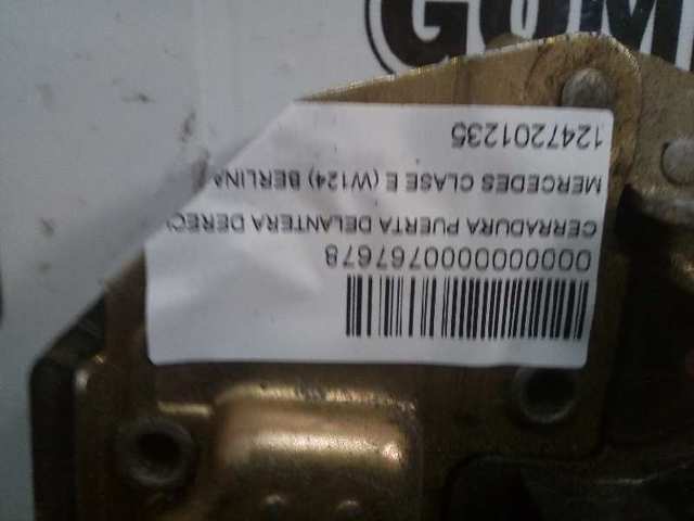 Fecho da porta dianteira direita 1247201235 MERCEDES