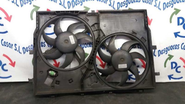 Ventilador elétrico de esfriamento montado (motor + roda de aletas) 1253C4 PEUGEOT