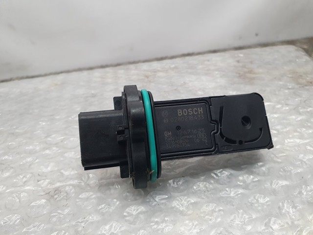 Sensor de fluxo (consumo) de ar, medidor de consumo M.A.F. - (Mass Airflow) 12671625 OPEL