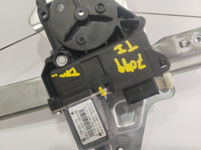 Motor de acionamento de vidro da porta traseira esquerda 128000772 PEUGEOT