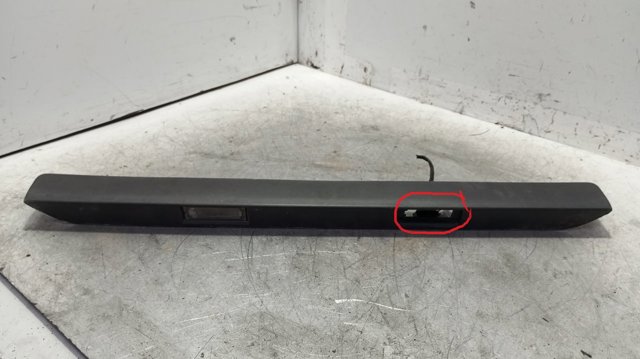 Lanterna da luz de fundo de matrícula traseira 1307272070 PEUGEOT