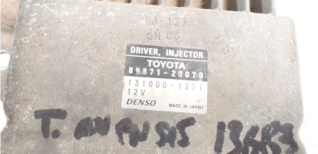 Módulo de direção (Centralina eletrônica) de injeção de combustível 1310001371 TOYOTA