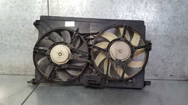 Ventilador elétrico de esfriamento montado (motor + roda de aletas) direito 13114368 GM