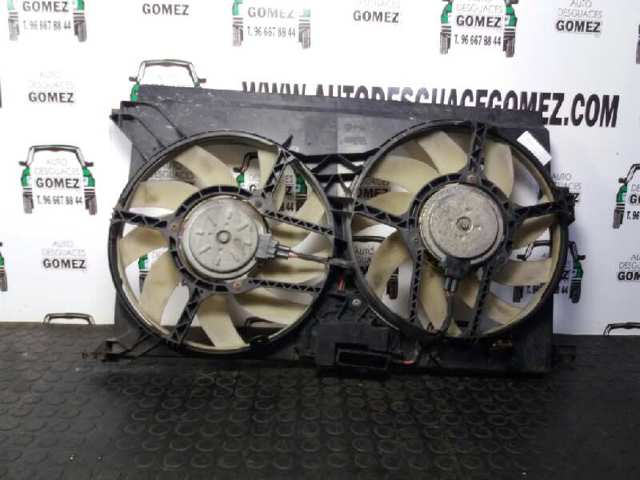 Ventilador elétrico de esfriamento montado (motor + roda de aletas) direito 13114368 GM