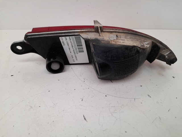 Lanterna de nevoeiro traseira direita 13118663 OPEL