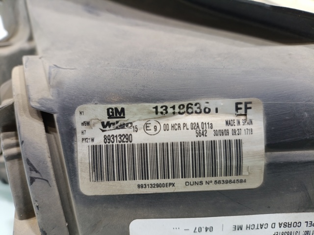13186381EF Opel