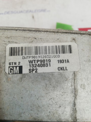 Radiador de intercooler 13240831 OPEL