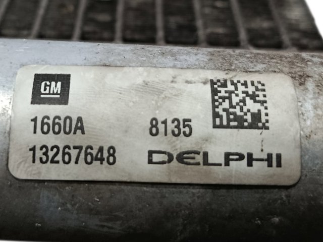 Radiador de aparelho de ar condicionado 13267648 OPEL