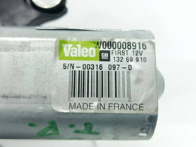 Motor de limpador pára-brisas de vidro traseiro 13269910 OPEL