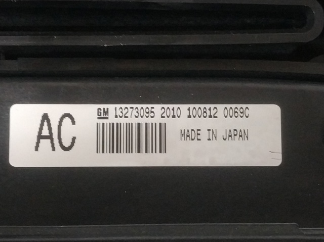 Unidade de controlo dos modos de aquecimento/condicionamento 13273095 OPEL
