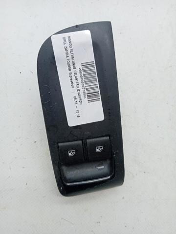 Unidade de botões dianteira esquerda de controlo de elevador de vidro 13305978 OPEL
