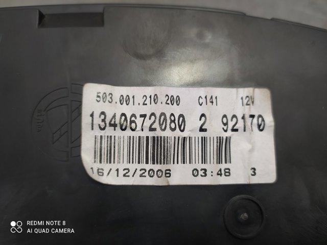 Painel de instrumentos (quadro de instrumentos) 1340672080 PEUGEOT