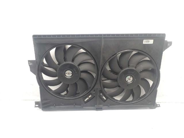 Ventilador elétrico de esfriamento montado (motor + roda de aletas) direito 1341368 OPEL