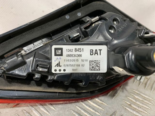 Lanterna traseira esquerda interna 13428451 OPEL