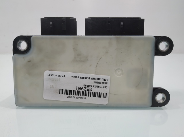Módulo processador de controlo da bolsa de ar (Centralina eletrônica AIRBAG) 13505596 OPEL
