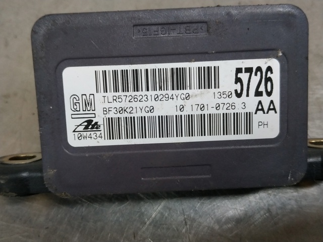 Sensor de aceleração transversal (ESP) 13505726 OPEL