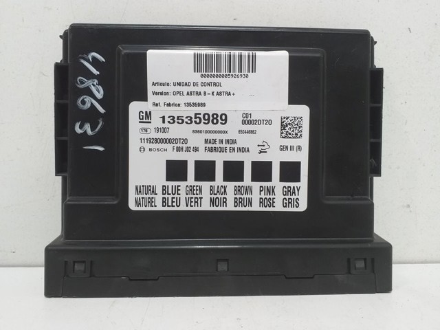 13535989 Opel