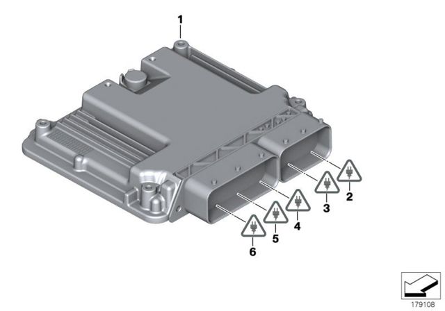 Módulo de direção (Centralina eletrônica) de motor 13618585376 BMW