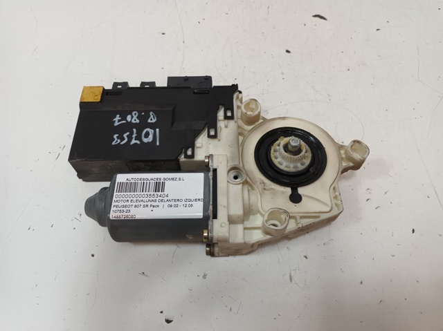 Motor de acionamento de vidro da porta dianteira esquerda 1488726080 PEUGEOT