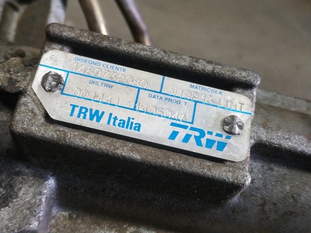 Cremalheira da direção 1489732080 FIAT