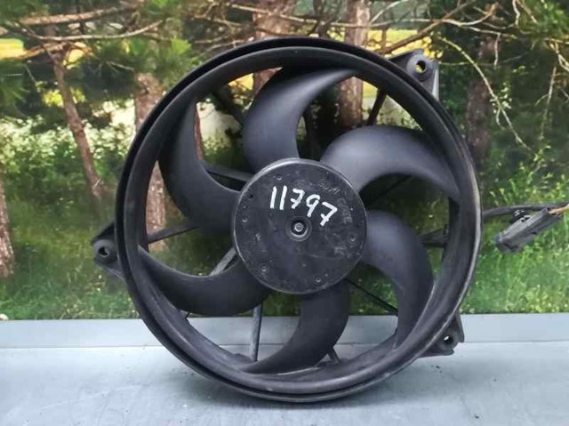 Ventilador elétrico de esfriamento montado (motor + roda de aletas) direito 1494742080 PEUGEOT