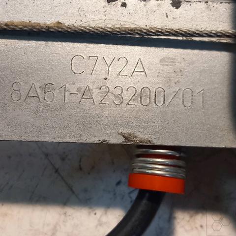 Mecanismo de acionamento de vidro da porta traseira esquerda 1579840 FORD