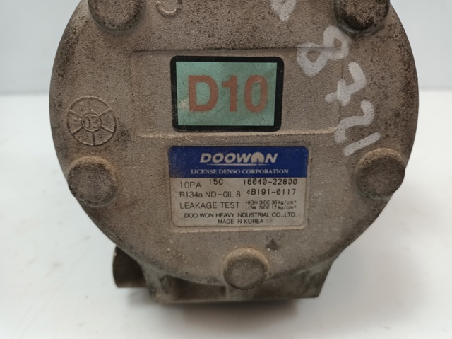 Compressor de aparelho de ar condicionado 1604022800 HYUNDAI