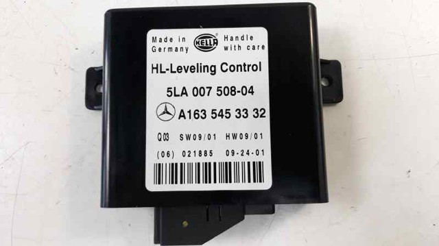 Módulo de direção (Centralina eletrônica) das luzes 1635453332 MERCEDES