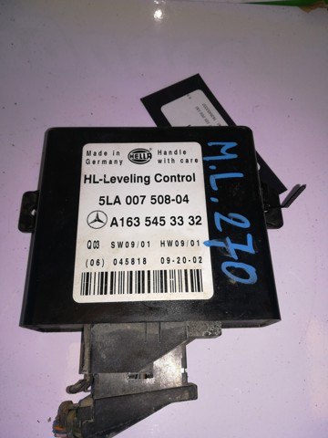 Módulo de direção (Centralina eletrônica) das luzes 1635453332 MERCEDES