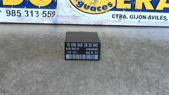Módulo de direção (Centralina eletrônica) de controlo de integridade de lâmpadas 165452632 MERCEDES
