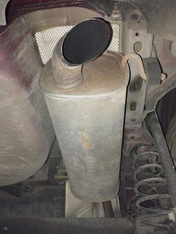 Silenciador, parte traseira para Ford Fiesta CB1