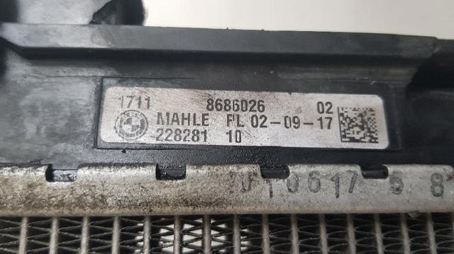 Radiador de esfriamento de motor 17118686026 BMW