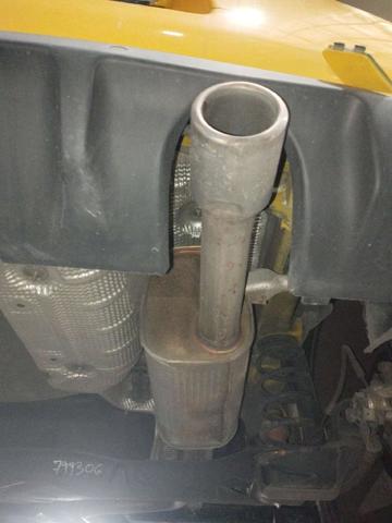 Silenciador, parte traseira 1730NE PEUGEOT