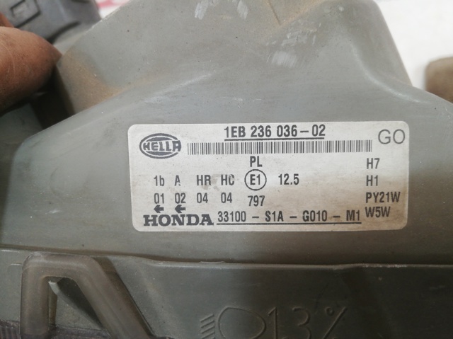 Luz direita 1EB23603602 HONDA