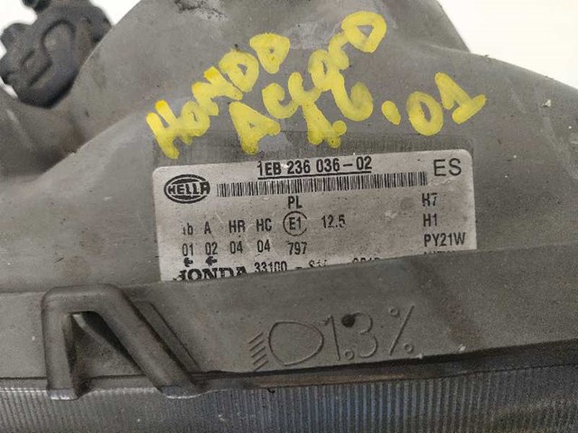 Luz direita 1EB23603602 HONDA