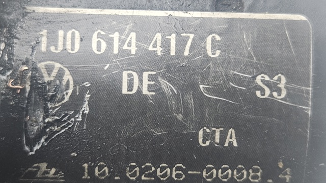 Unidade hidráulico de controlo ABS 1J0614417C VAG